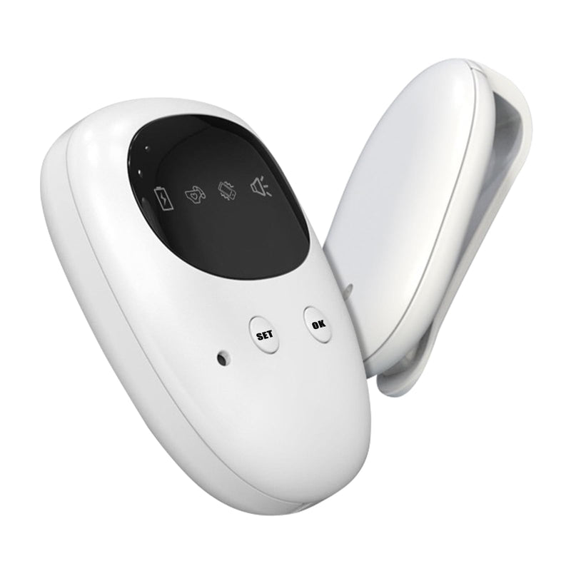 [Australia] - Wireless Bedwetting Alarm for Boys and Girls, USB Rechargeable, 3 Working Modes, Pee Alarm for Elderly AlzheimerÔºåWhite 