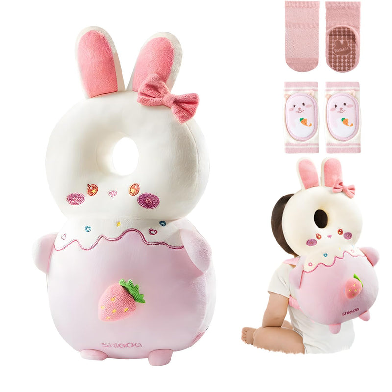[Australia] - Baby Head Protector,Adjustable Baby Head Protection Backpack (Rabbit) Rabbit 