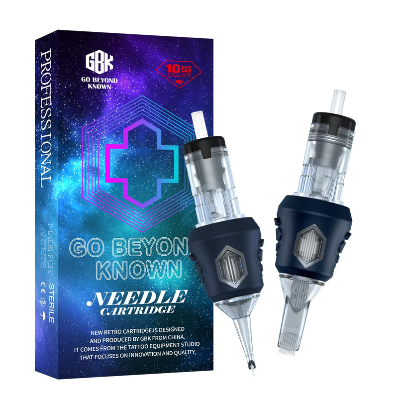 [Australia] - 50pcs Mixed Tattoo Needles ，GBK Tattoo Cartridge Needles,Round Liner # 12, 3rl 5rl 7rl 9rl 11rl 5rm 7rm 9rm 11rm 13rm,Suitable for Tattoo Beginners and Tattoo Artists 