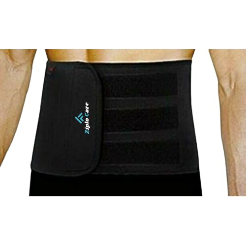 [Australia] - Premium Abdominal Binder Hernia Support Belt | Adjustable Compression Belt for Post-Surgery Recovery, Back & Abdominal Support | Breathable & Lightweight Waist Binder for Men & Women - Free Size 