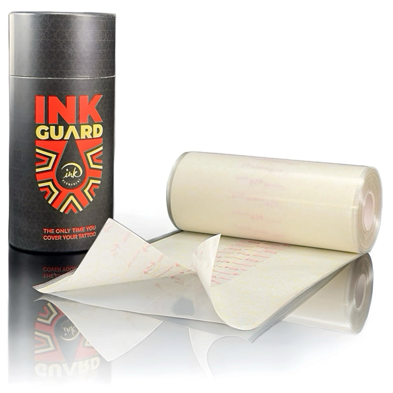 [Australia] - Easy-Peel Tattoo Aftercare Bandage 6 Inch x 32 Feet – Waterproof Transparent Film for Tattoos – Second Skin Wrap with Breathable Adhesive for Healing, Comfort, and Protection 6" x 32 Feet 