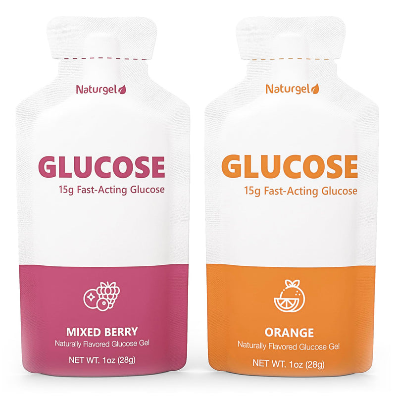 [Australia] - Glucose Liquid Gel, Pack of 20, Variety - 15g Fast-Acting Liquid Glucose 20 Count 