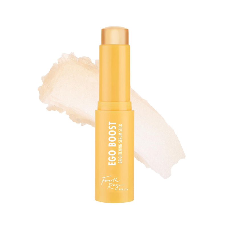 ColourPop Brightening Vitamin C Serum Stick - Radiance-Boosting Face Serum Stick for Glowy Summer Makeup Prep - Enriched with Turmeric to Help Improve the Appearance of Redness - Ego Boost (0.25 oz)