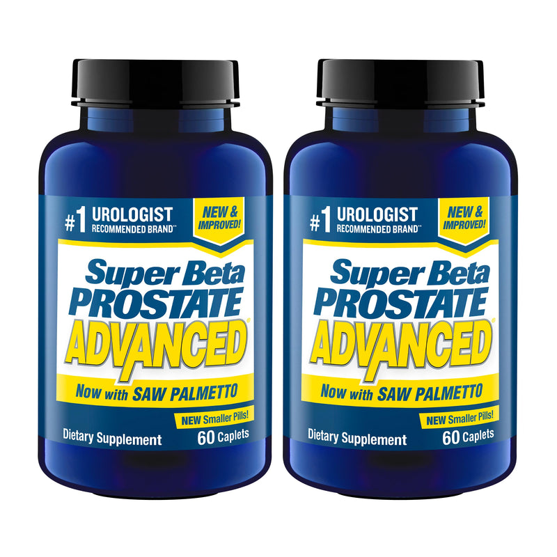 [Australia] - Advanced with Saw Palmetto - Prostate Health Supplements for Men, Bladder & Urinary Support with Beta-sitosterol, Reishi, Saw Palmetto, Vitamin D, Zinc Oxide, Selenium - 120 Count 60 Count (Pack of 2) 