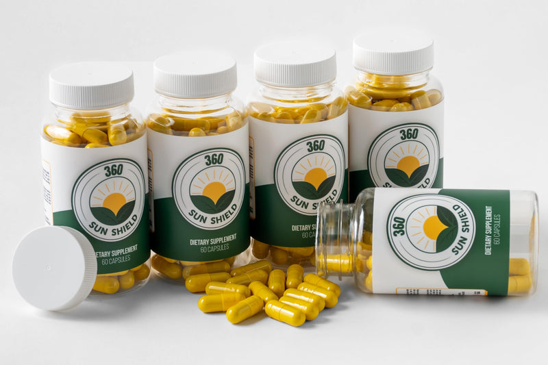 [Australia] - 360 Sunshield Skin Care: All Natural Skin Defense of 240 mg of Polypodium Leucotomos + Proprietary Blend (30 Daily Servings) 