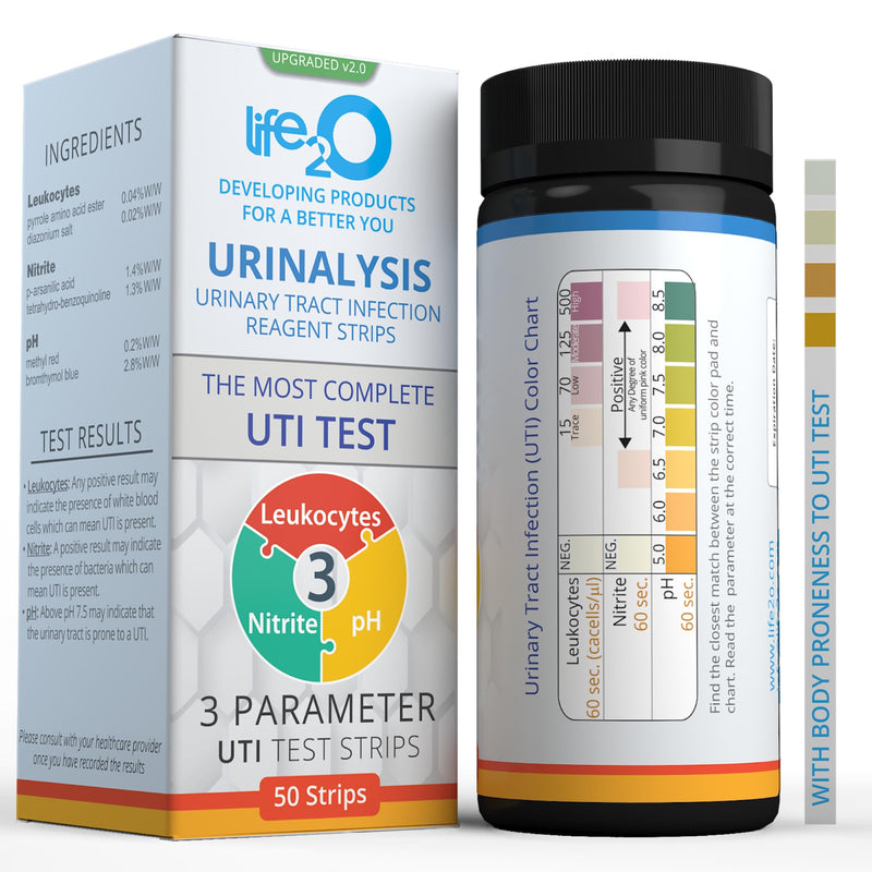 Urinary Tract Infection Test Strips, with Vaginal pH