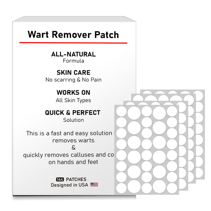 [Australia] - WABRINY Wart Remover Patches, Fast & Easy Operate Hydrocolloid Gel Waterproof Invisible Sticker, Skin Care Removal Patches for Home Daily Use-8KZ 1 Box 