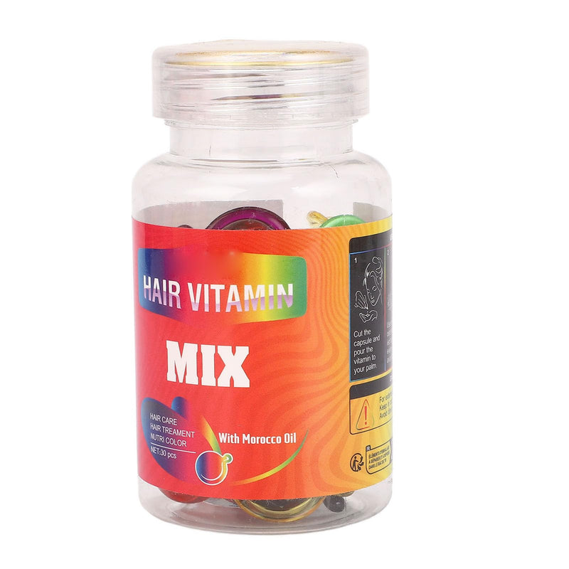 30 Count Hair Serum Capsules Moisturizing Hair Oil Capsules for Nourishing Frizzy Dry Damaged Hair
