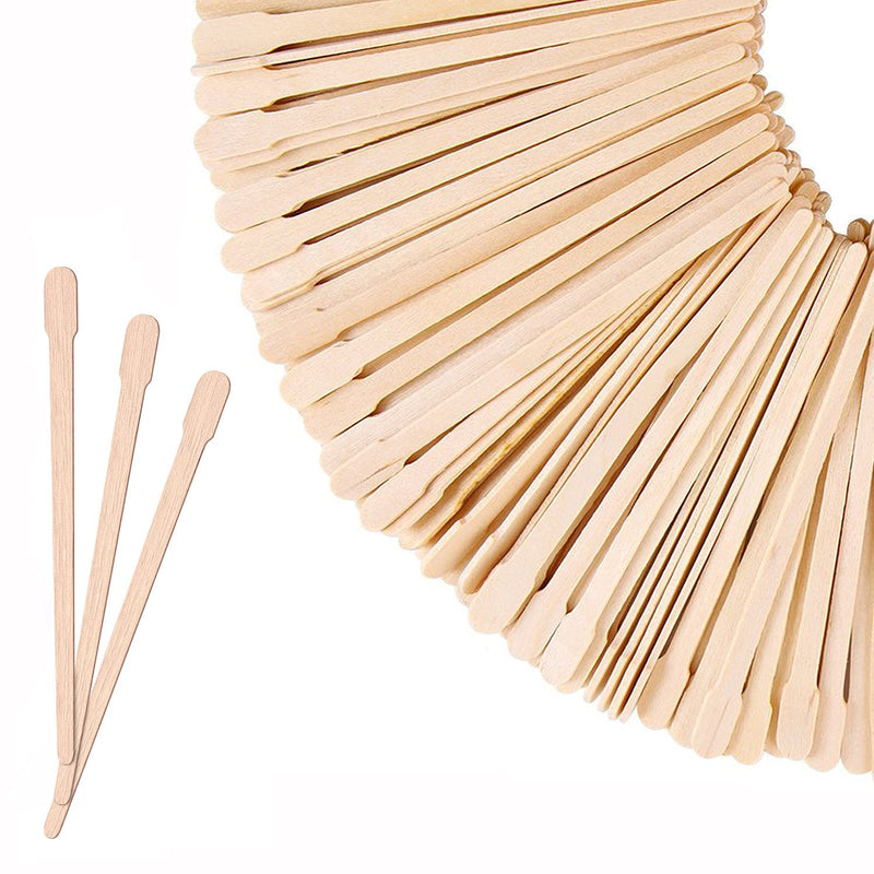 [Australia] - Mibly 1200 Pcs Wooden Wax Sticks - Eyebrow, Lip, Nose Small Waxing Applicator Sticks for Hair Removal and Smooth Skin - Spa and Home Usage Pack of 1200 