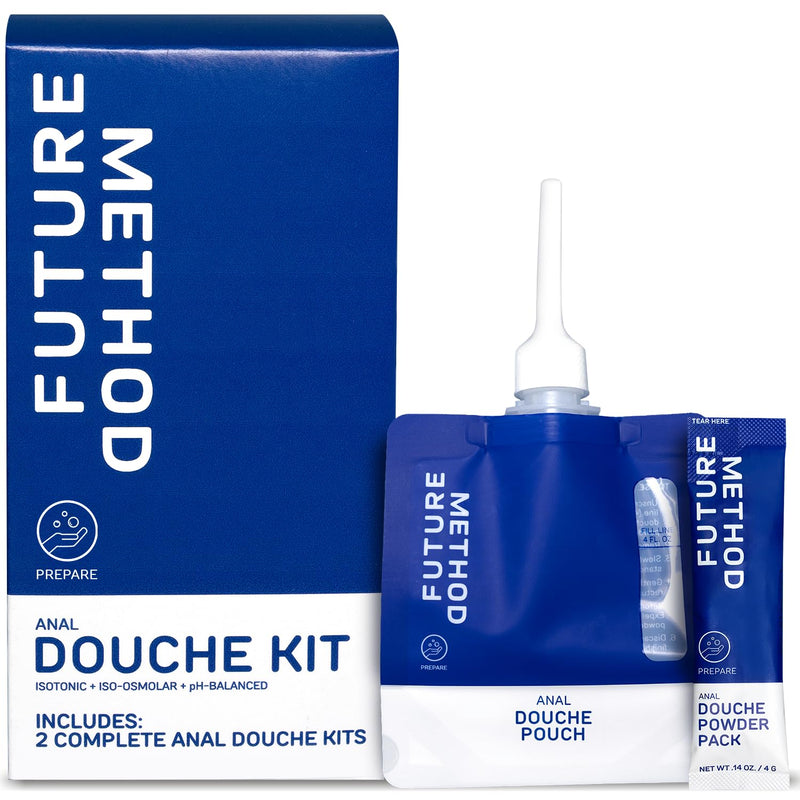 [Australia] - Anal Douche Kit 200ml - Disposable Intimate Wash - All-in-1 Anal Cleaner with Isotonic and Iso-Osmolar Solution - Hydrating and Calming Gentle Care for Safe and Confident Play, (Pack of 2) New Version Pack of 2 