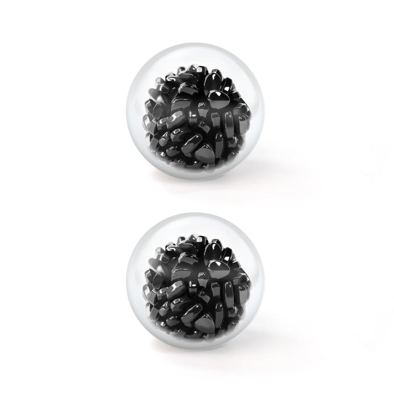 [Australia] - LiKee Therapy Exercise Stress Balls, Green and Purple, Hand Grip Strengthening Bundle Black 