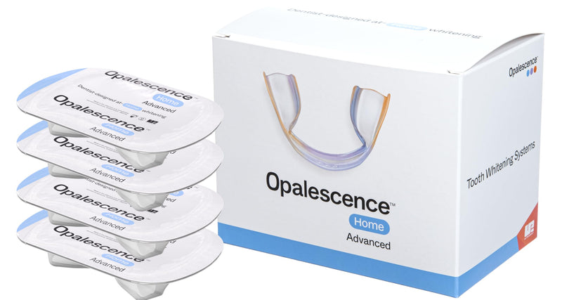 Opalescence GO Home Advanced Teeth Whitening Trays 15% - 6006-T | (4 Treatments) Hydrogen Peroxide PF Whitening Gel Prefilled Trays Kit - Developed by Leaders in Professional Whitening Mint 15 1 Count (Pack of 4)