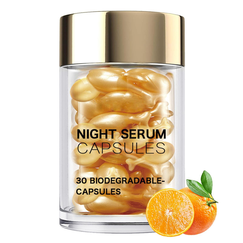 ARCHIDATE Vitamin C Serum Capsule for Face, Vitamin C Serum Capsules, for the Appearance of Wrinkles & Fine Lines, Firmer-Looking Skin, Nourishing & Moisturizing Skin, 30 Capsules