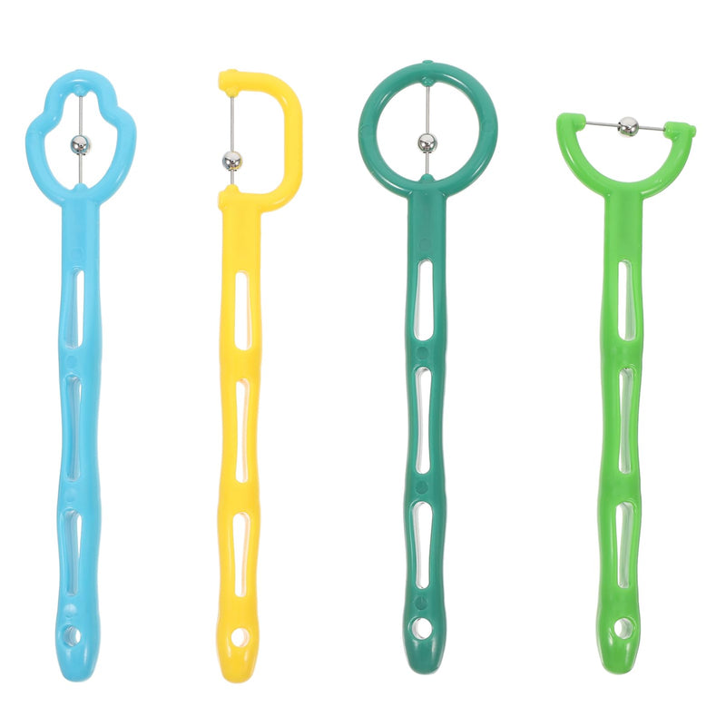 [Australia] - Tongue Trainer, 4PCS Tongue Exerciser for Speech Myofunctional Therapy Tools Tip Lateralization and Elevation Therapeutic Tool Set for Apraxia Improve Feeding Skills 