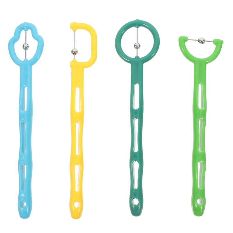 [Australia] - 4 PCS Tongue Trainer,Oral Muscle Training Tool Portable Tongue Exerciser for Kids Tongue Tip Training Device 