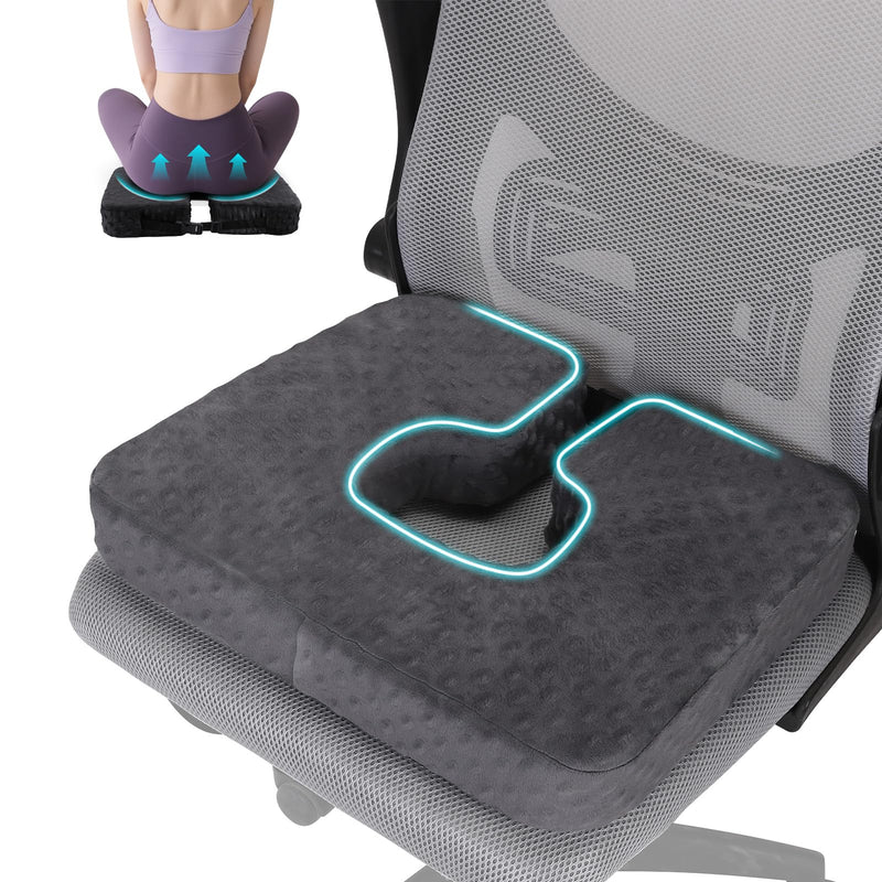 [Australia] - Donut Pillow, Hemorrhoid Pillow for Relieve Tailbone, Sciatica, Hemorrhoid Pain, Ergonomic U-Shaped Cushion with Hollow Zone, Portable Seat Cushion Suitable for Wheelchair, Car Seat, Long Flights 