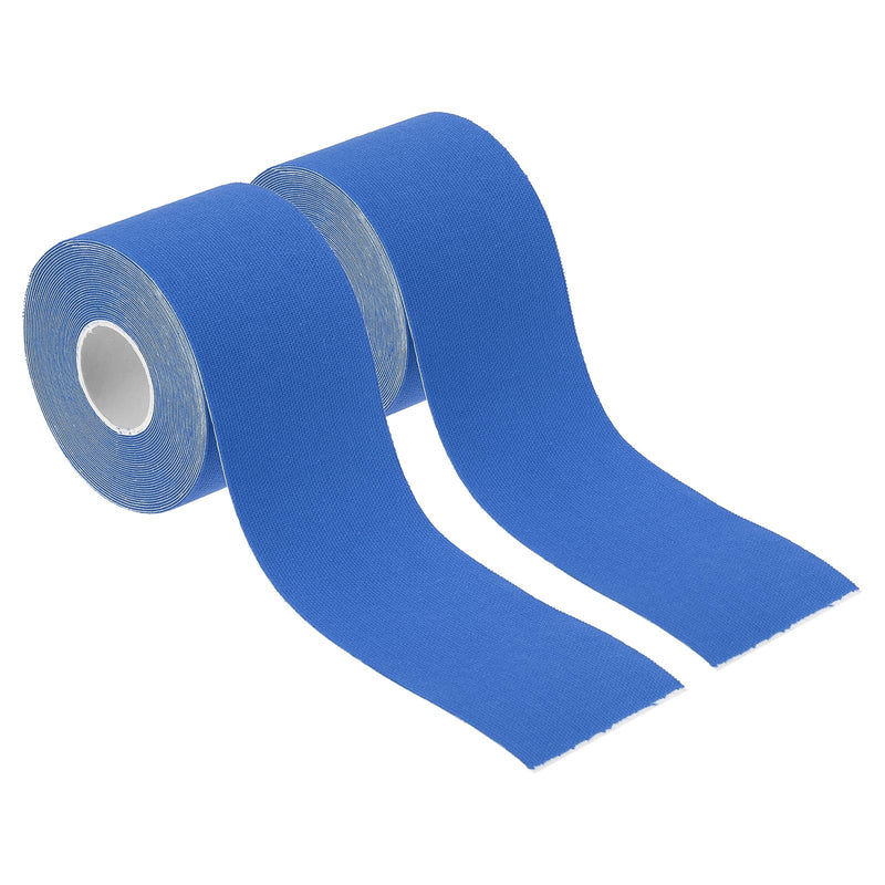 PATIKIL Aerial Hoop Tape, Athletic Tape Adhesive Non-Slip Grip Tape Yoga Rig Sports Tape for Wrapping Gymnastics Blue 16.4ft x 2 Inch