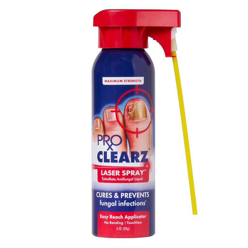 Laser Spray Antifungal Treatment, 3 oz, A Touch-Free Design To Help Prevent Fungal Infections | Hands-free spray nozzle delivers Tolnaftate 1% antifungal protection without touching affected areas