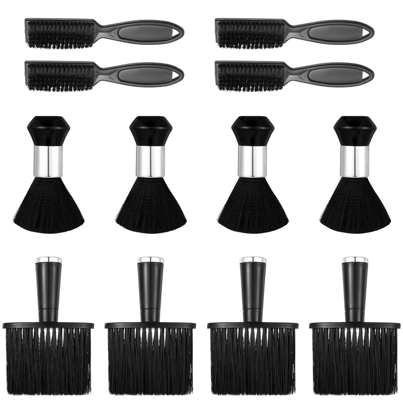 [Australia] - 12 Pcs Barber Neck Duster Brush, for Hair Cutting Barber Duster Soft Cleaning Face Brush Styling Fits for Hair Cutting and Home Use 