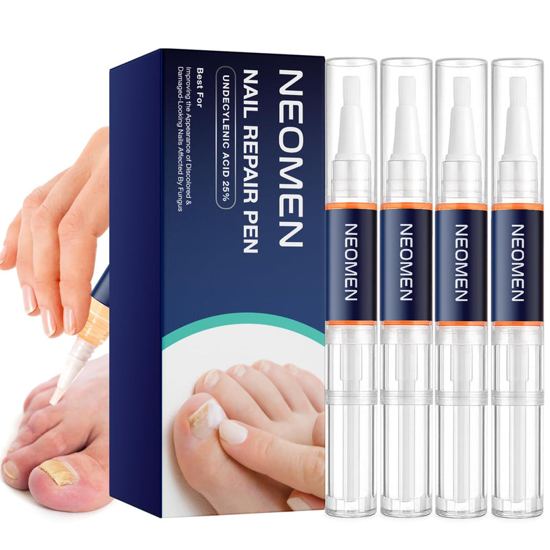 Nail Fungus Pen, Toenail Fungus Pen Treatment for Toenails & Fingernails, Daily Nail Appearance Care - 4 Count 4 pc