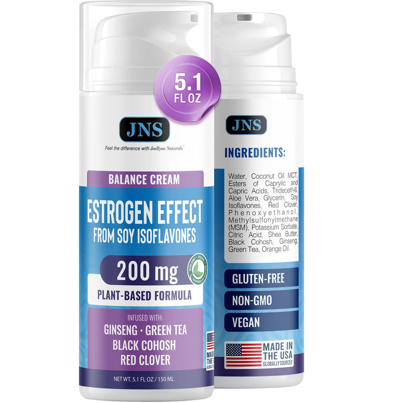 [Australia] - JOELLYNE NATURALS Phytoestrogen Cream with Soy Isoflavones and Herbal Extracts ‚Äî 5.1 oz 5.1 Fl Oz (Pack of 1) 