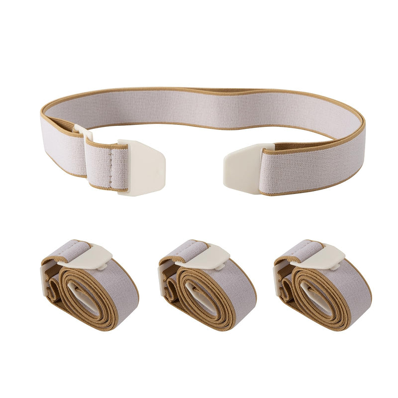 [Australia] - 3 Pack Ostomy Belts for Women Men,Adjustable Ostomy Belt Attaches Securely to Ostomy Pouch 1.18x39 Inches,Preventing Bag Chassis Warping,Colostomy Belt for Post Operative Care After Ileostomy Surgery Beige 
