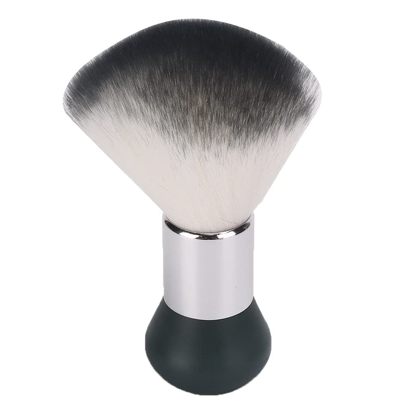 Barber Brush, Neck Duster, Soft Broken Hair Sweep Brush, Hairdressing Tool for Barber Shop, Barbers, Hair Cutting (Grey) Grey