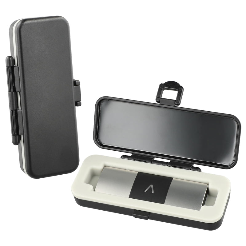 [Australia] - Kardia Mobile Case Only for KardiaMobile 6L EKG Heart Monitor, KardiaMobile 6L Case with Silicone Pad for Travel and Portable, Protect Kardia (CASE ONLY) Black 6L-Black 