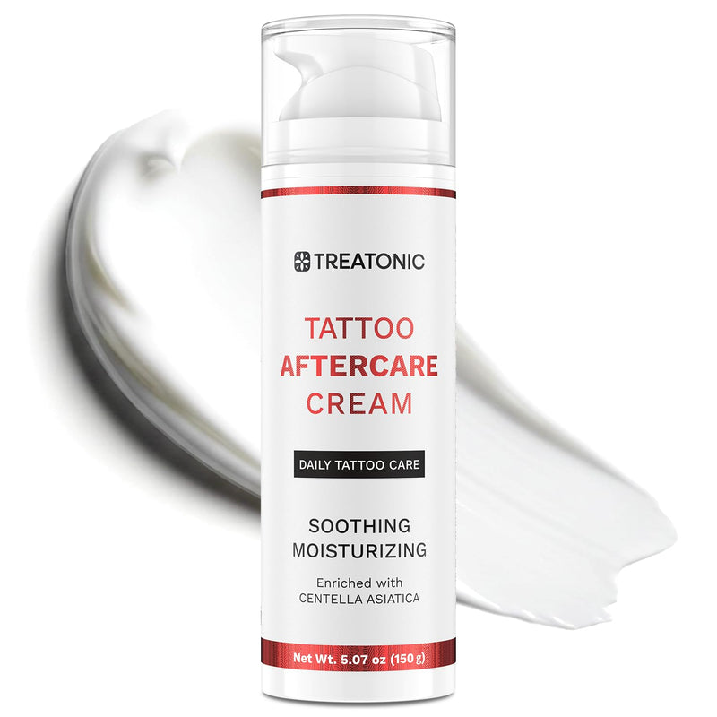 [Australia] - Tattoo Aftercare Cream for Soothing & Moisturizing: Healing & Soothing Aftercare Lotion for Microneedling, Microblading & Piercing - Tattoo Skin Care for New & Old Tattoos - 5 oz / 150ml 150 g 