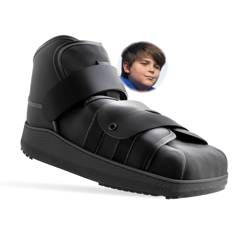 Kids High Medical Shoe Closed Toe, Size SM, Walking Boot & Foot Brace, Post Op/Orthopedic Boot for Injured Foot for Kids, Kid Walking Boot for Recovery