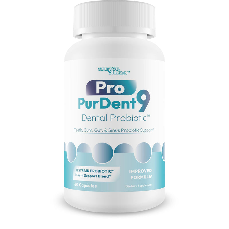 [Australia] - Pro PurDent9 Dental Probiotic - Our Best Dental Probiotics for Teeth and Gums - Mouth Probiotic - Boost Oral Health - Sinus Ear Nose Throat Probiotics - Teeth Supplement - Gum Health Supplements 