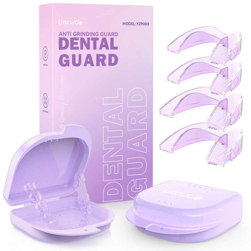 [Australia] - Mouth Guard for Women,2 Sizes (4 Pack) Mouth Guard for Grinding Teeth at Night,Night Guards for Sleeping 2 Sizes (4 Pack) 