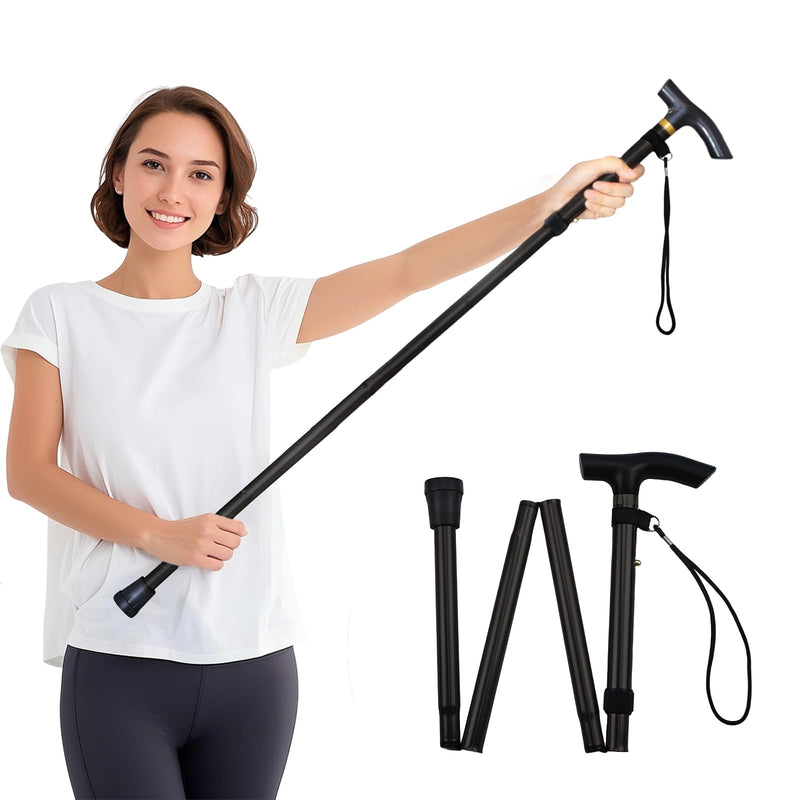[Australia] - Shoulder Pulley for Physical Therapy, Foldable Shoulder Wand Rotator Cuff Rehab ‚Äì Portable & Shoulder Reliever with Hook, Lightweight Stretching Tool ‚Äì Durable Shoulder Exercise Equipment (Black) Black 