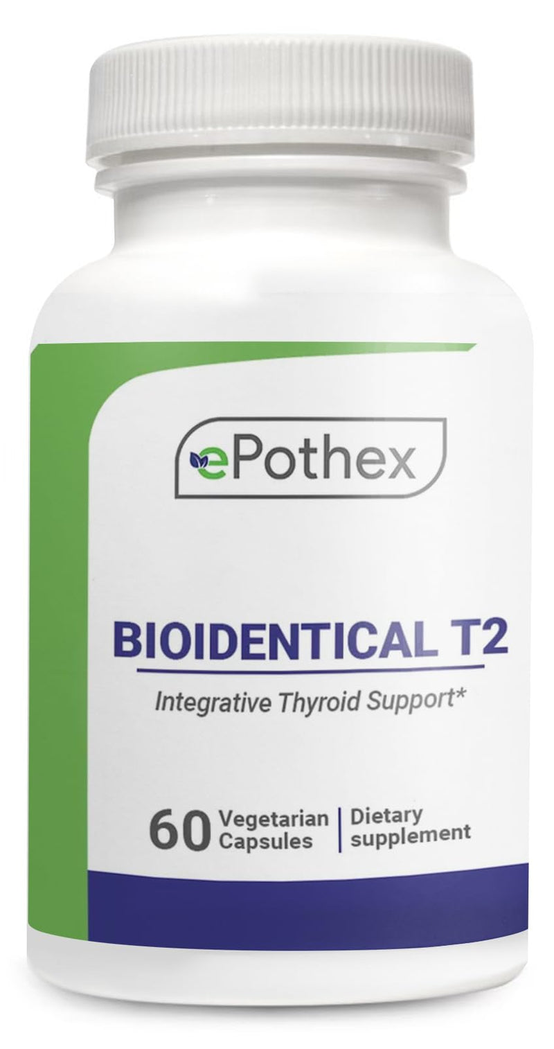 [Australia] - Bioidentical T2 - Integrative Thyroid Support - Promotes Metabolism & Energy - Non-GMO, Clean Formula - 60 Capsules (2 mo Supply) 
