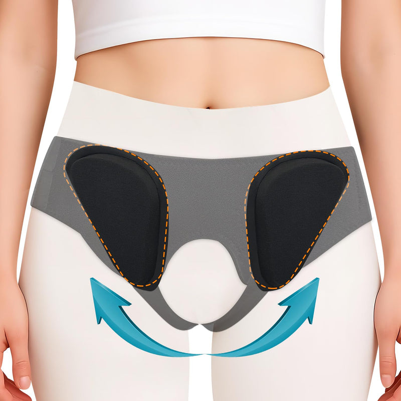 [Australia] - Universal Hernia Belt Truss for Men Women - Double/Bilateral Inguinal/Sports Hernia Support | Custom Fit, Comfortable Braces w/ Adjustable Left Right Groin Straps&Pads for Pain Relief/Pre&Post-Surgery 