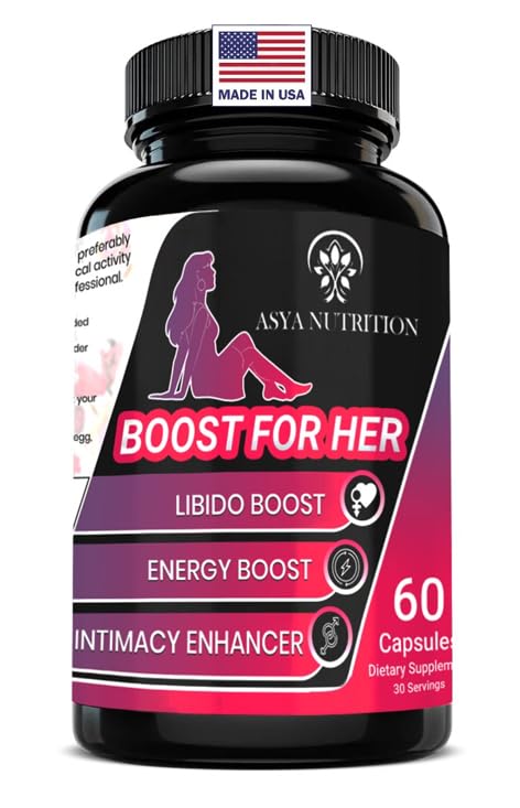 [Australia] - Female Libido Booster for Women | Female Enhancement | Horny Goat Weed 1000mg | Boost for Her | Natural Lubrication | Maca Tongkat ali | Natural & Safe 3rd Party Tested 