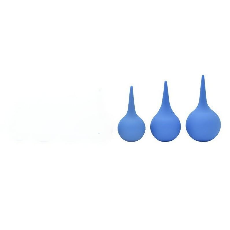 [Australia] - 3 Pack Ear Syringe, Hand Bulb Syringe Ear Washing Squeeze Bulb, Baby Ear Cleaning Bulb, Ear Wax Bulb Syringes for Kids, Adults, Pet Laboratory Tool(90ml/3.16oz+2oz/60ml +0.9oz/27ml) 