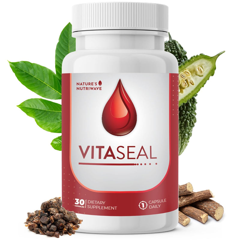 Vitaseal – Botanicals, Vitamin C, E & Minerals – 30 Ct, 1 Month Supply | Botanicals, Vitamins C & E and minerals | Non-Habit Forming, Vegan, Made in USA | Easy-to-swallow capsule 30 Count (Pack of 1)