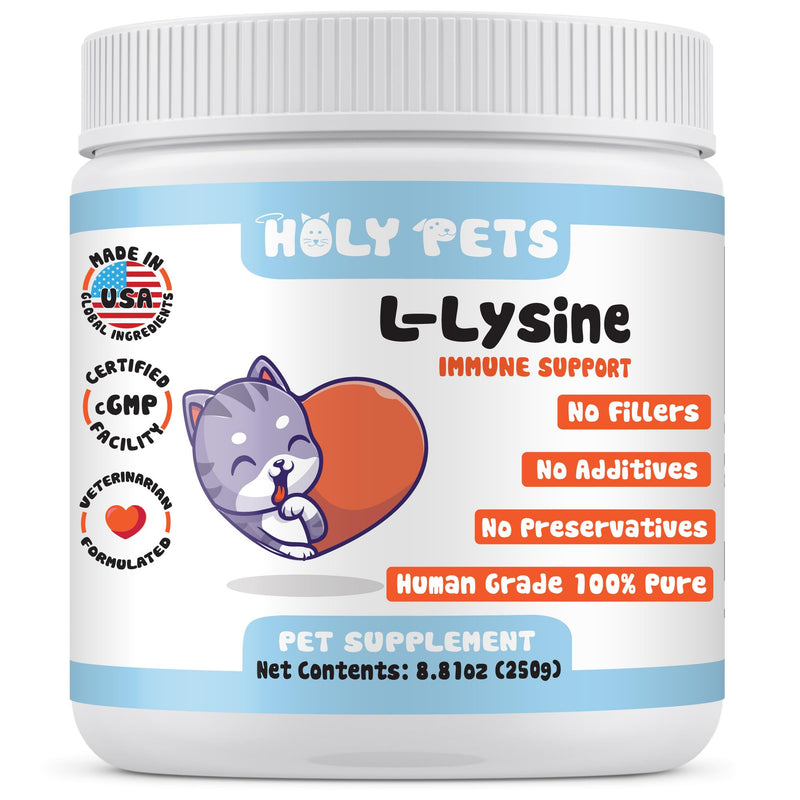 [Australia] - 100% Pure L-Lysine Powder for Cats ‚Äì No Fillers, Additives or Preservatives ‚Äì 1,000mg per Scoop ‚Äì Immune, Respiratory & Eye Support ‚Äì Helps with Sneezing, Runny Nose & Cold Symptoms 