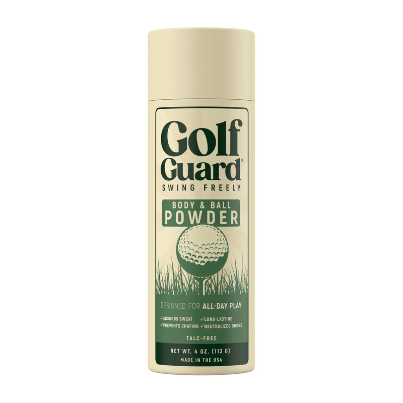 Anti-Chafe Body Powder for Men – Sweat-Absorbing Golf Powder for Athletes – Talc-Free, Soothing Formula with Zinc Oxide & Kaolin Clay – Long-Lasting Protection, 4 oz