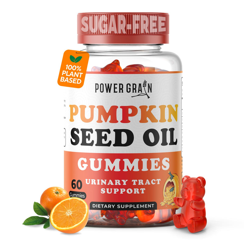 [Australia] - Sugar-Free Pumpkin Seed Oil Gummies ‚Äì 4000mg Extra Strength ‚Äì Hair Growth, Skin, Prostate & Bladder Support ‚Äì Vegan, Non-GMO, Delicious Orange Flavor ‚Äì 60 Gummies 