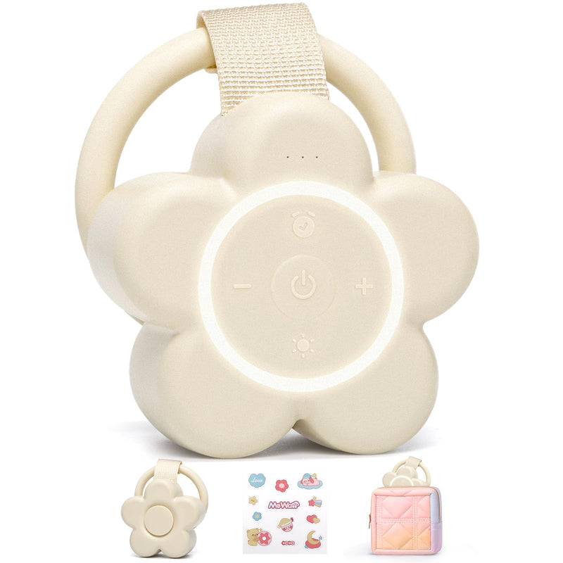 [Australia] - 2025 Mom's Choice Awards | Portable White Noise Sound Machine Baby | 25 Soothing Sounds | Rechargeable Travel Sound Machine Baby with Night Light | Newborn Essentials | Nursery, Home, Sleep Aid 