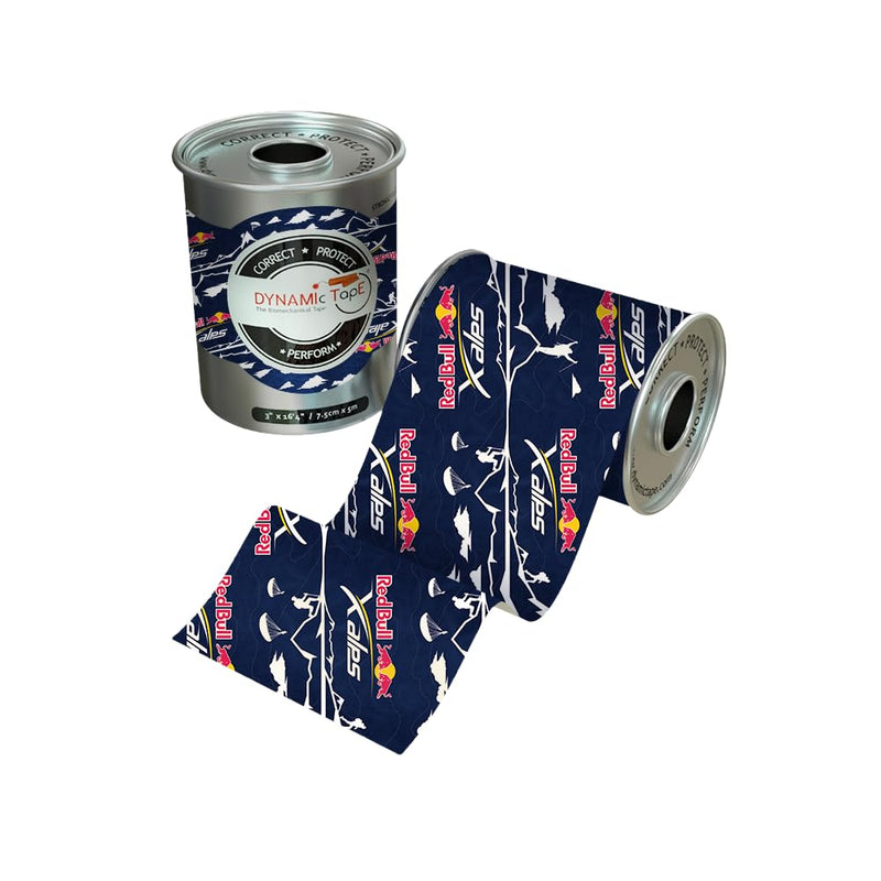 Dynamic Tape® Red Bull X-Alps Edition – Eco-Friendly Biomechanical Sports Tape for Injury Support | Physio Tape for Knee, Shoulder, Back & Muscles | Durable Kinesiology Tape for Athletes | 3" (1) 1