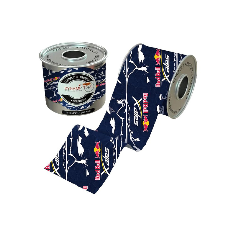 Dynamic Tape® Red Bull X-Alps Edition – Eco-Friendly Biomechanical Sports Tape for Injury Support | Physio Tape for Knee, Shoulder, Back & Muscles | Durable Kinesiology Tape for Athletes | 2" (1) 1