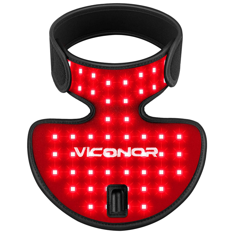 [Australia] - Red Light Therapy for Neck and Chest, Red Light Therapy for Face and Neck Device Portable 660nm Red Light & 850nm Near Infrared Light Therapy for Body for Skin Tightening 