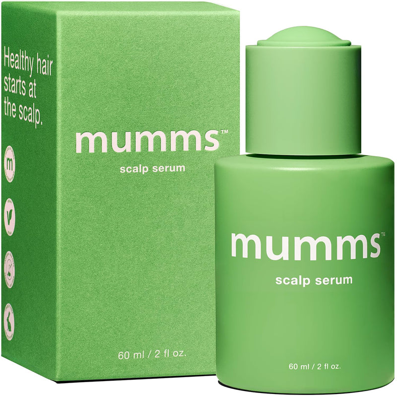 mumms Scalp Serum, Hair Growth Treatment with Saw Palmetto and Ginger Root, 2 fl oz, Daily Use