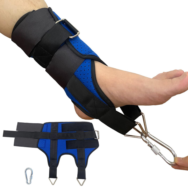 [Australia] - Home Ankle Fracture Traction Belt 1pcs Rehabilitation Equipment for Injury Recovery Calf Fracture Traction Machine Lace Up Achilles Tendonitis Brace Kit Sprained Support 