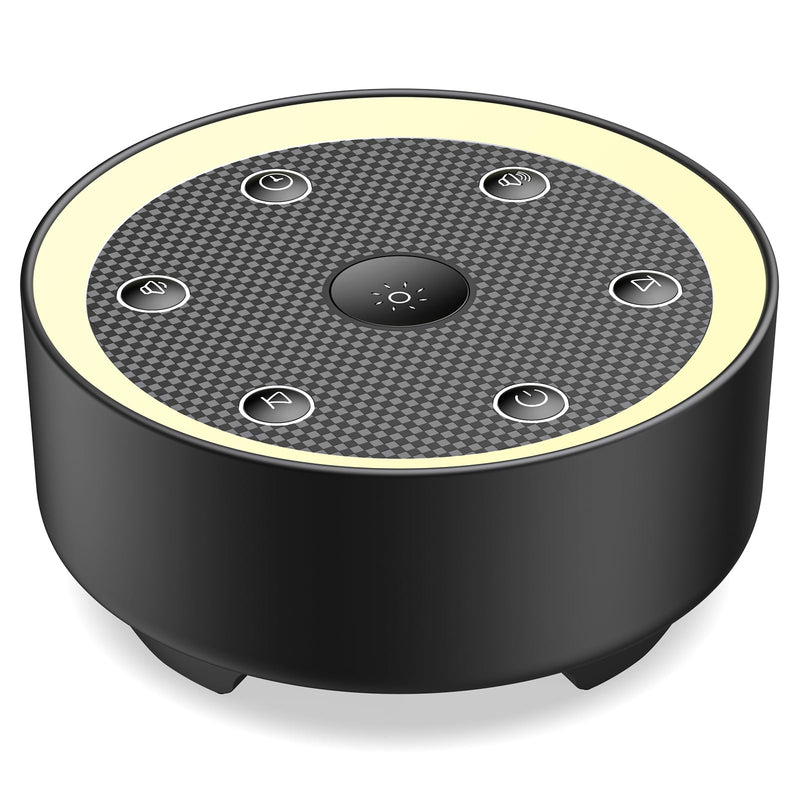 [Australia] - Sleep Sound Machine with White Noise, 24 Soothing Sounds & Max 8H Timer for Baby and Adult. Recessed Night Light Button, Dimmable Light, Plug in 