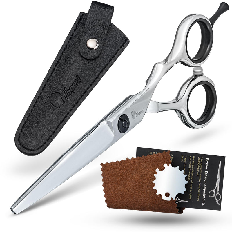 [Australia] - Fagaci Hair Cutting Scissors 6" Razor-Sharp, Professional Hair Scissors for Haircutting with Precise Cut, Haircut Barber Shears with Lasting Sharpness and Durable Steel, Shears for Women and Men Hair Cuttings Scissors 
