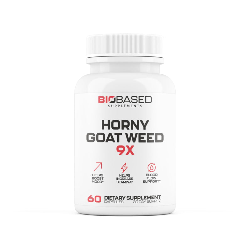[Australia] - Horny Goat Weed + 9 Ingredients - Pills for Men with Fast Acting Blood for Performance | Build Muscle, Assist Energy | 9 Strategic Backed Ingredients | 3rd Party Tested Supplement - 60 Pills 